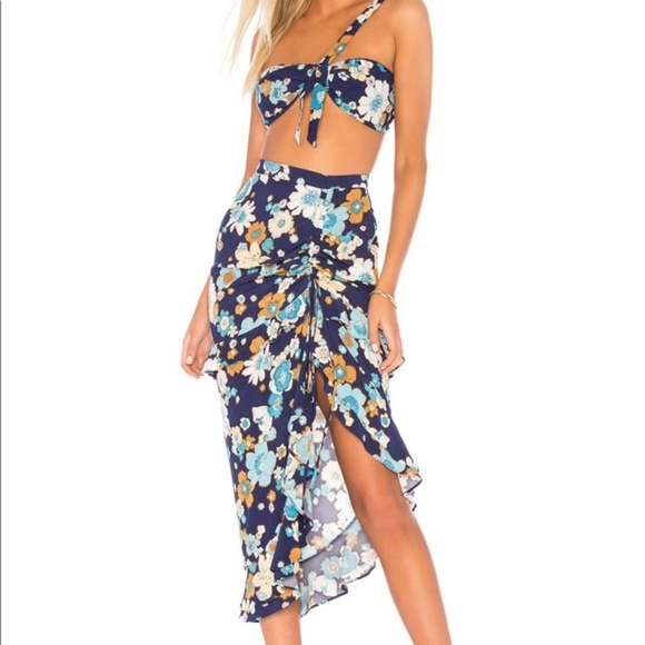 For Love & Lemons Magnolia Midi Skirt - XS NWT! - Picture 4 of 5
